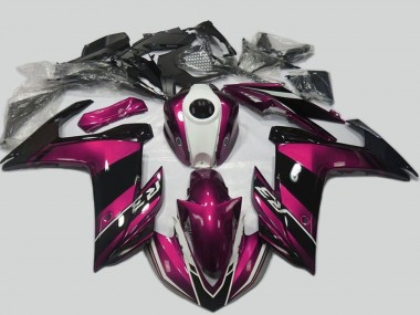 Acquista Kit Carena Moto Yamaha R3 2015-2018 - Viola Bianco Nero Lucido