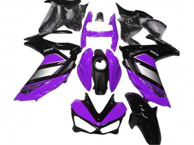 Acquista Carene Moto Yamaha R3 2015-2018 - Viola Argento Nero Lucido