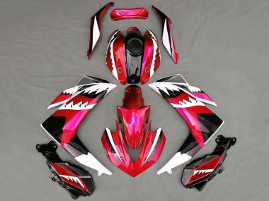 Acquista Carene Moto Yamaha R3 2015-2018 - Rosso Bianco Nero Squalo