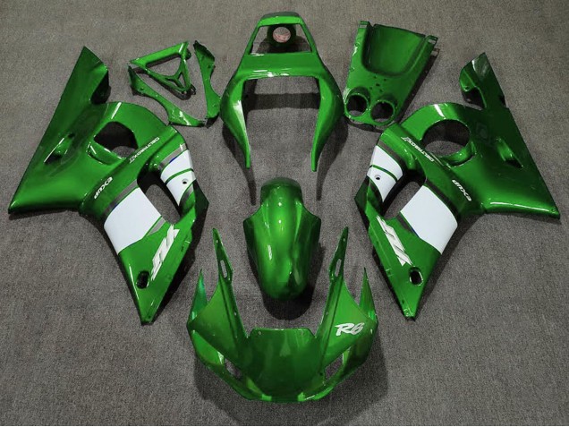 Acquista Carena Moto Yamaha R6 1998-2002 - Verde Bianco