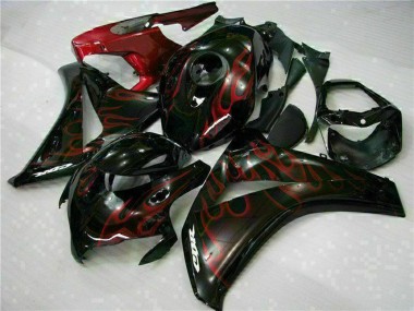 Acquista Kit Carena Moto Honda CBR1000RR 2008-2011 - Nero Lucido Rosso Fiamma
