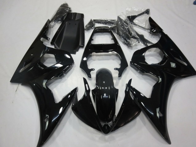 Acquista Carene Moto Yamaha R6 2005 - Nero Lucido