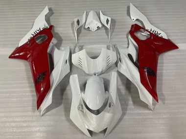 Acquista Carene Moto Yamaha R6 2017-2025 - Bianco Rosso Bordeaux
