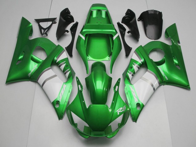 Acquista Carene Moto Yamaha R6 1998-2002 - Verde Bianco