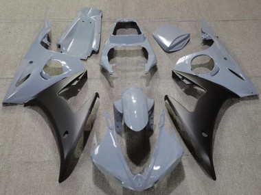 Acquista Carene Moto Yamaha R6 2003-2004 - Nardo Grigio Nero Opaco