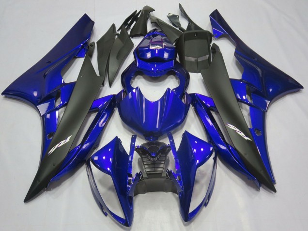 Acquista Carene Moto Yamaha R6 2006-2007 - Blu Nero Opaco