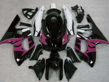 Acquista Carene Moto Yamaha YZF600R Thundercat 1996-2007 - Nero Lucido Rosa Scuro Bianco