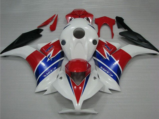Acquista Carena Moto Honda CBR1000RR 2012-2016 - Bianco Rosso Blu Nero Opaco