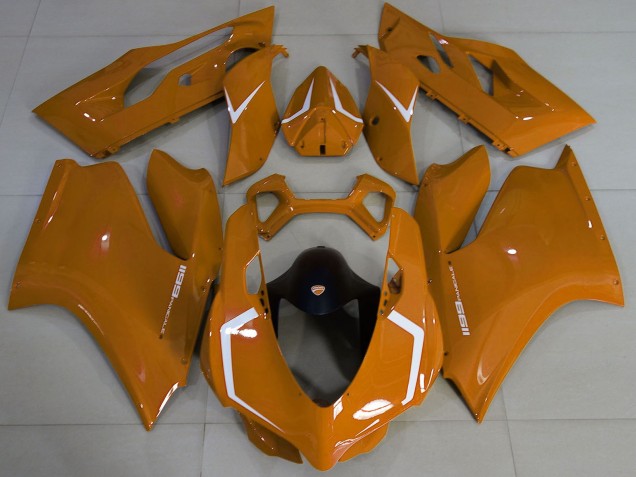 Acquista Carene Moto Ducati 1199 2011-2014 - Marrone Bianco