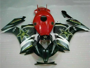 Acquista Carena Moto Honda CBR1000RR 2012-2016 - Rosso Nero Bianco Argento Verde Nero Lucido