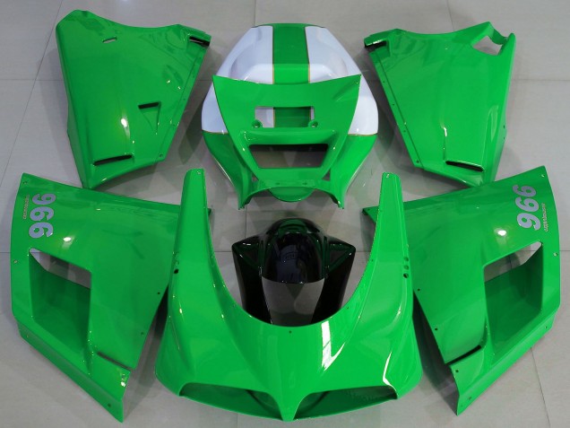 Acquista Carene Moto Ducati 996 1993-2005 - Lucido Verde Bianco