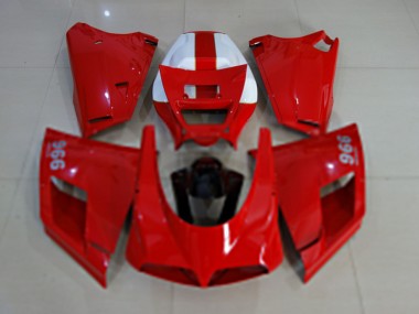 Acquista Carene Moto Ducati 996 1993-2005 - Lucido Rosso Bianco Nero