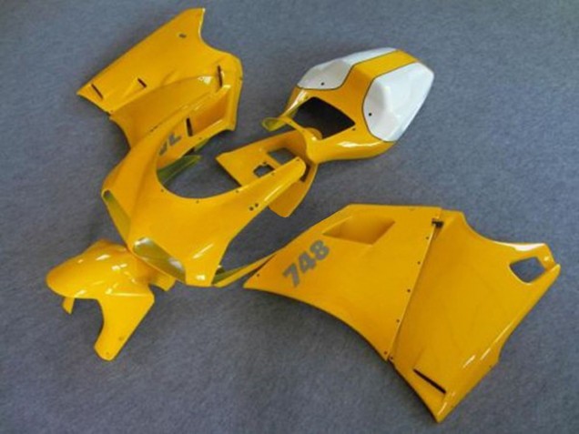 Acquista Carene Moto Ducati 748 1993-2005 - Bianco Giallo