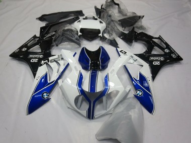 Acquista Carene Moto BMW S1000RR 2015-2016 - Bianco Blu Nero Lucido