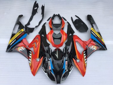 Acquista Carene Moto BMW S1000RR 2015-2016 - Rosso Nero Lucido Squalo