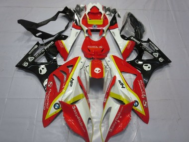 Acquista Carene Moto BMW S1000RR 2009-2014 - Bianco Rosso Giallo Nero Lucido