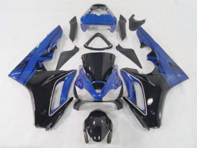 Acquista Carene Moto Triumph Daytona 675 2006-2008 - Blu Nero Lucido