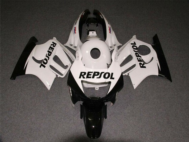 Acquista Carena Moto Honda CBR600 F3 1997-1998 - Bianco Nero Lucido Repsol