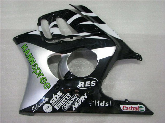 Acquista Carena Moto Honda CBR600 F3 1995-1996 - Bianco Argento Verde Hannspree
