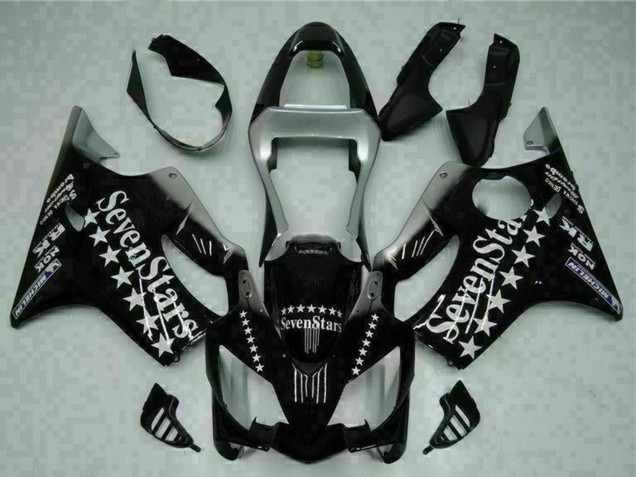 Acquista Carena Moto Honda CBR600 F4i 2001-2003 - Nero Lucido Argento SevenStars