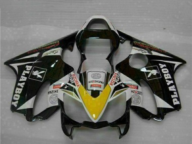 Acquista Carena Moto Honda CBR600 F4i 2001-2003 - Bianco Giallo Nero Lucido Playboy