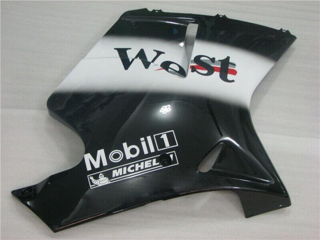 Acquista Carena Moto Honda CBR1100XX Blackbird 1996-2007 - Nero Lucido Bianco West