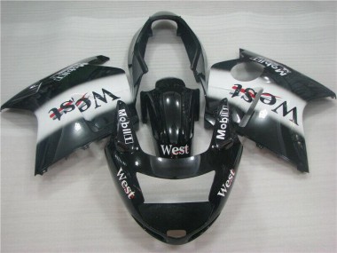 Acquista Carena Moto Honda CBR1100XX Blackbird 1996-2007 - Nero Lucido Bianco West