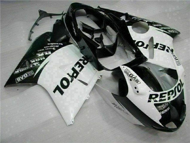 Acquista Carena Moto Honda CBR1100XX Blackbird 1996-2007 - Bianco Nero Lucido Repsol