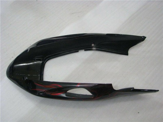 Acquista Carena Moto ABS Honda CBR1100XX Blackbird 1996-2007 - Nero Lucido Rosso Fiamma