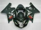 Acquista Carena Moto Suzuki GSXR 600/750 2004-2005 - Nero Lucido Nero Opaco Rosso Decal