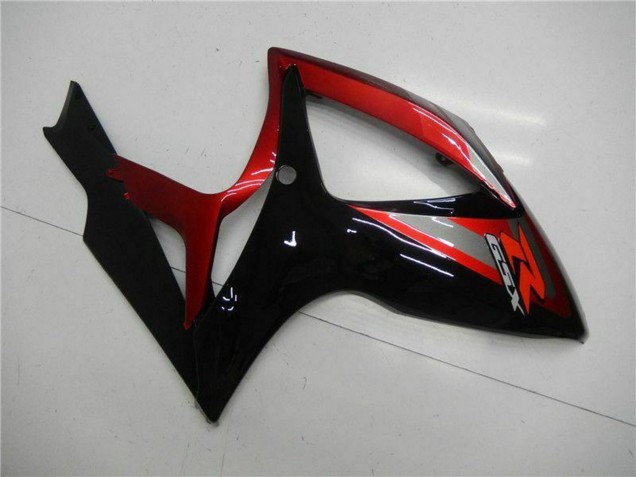 Acquista Carena Moto Suzuki GSXR 600/750 2006-2007 - Rosso Nero Lucido