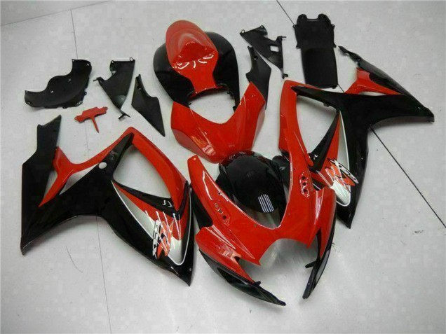 Acquista Carena Moto Suzuki GSXR 600/750 2006-2007 - Rosso Nero Lucido