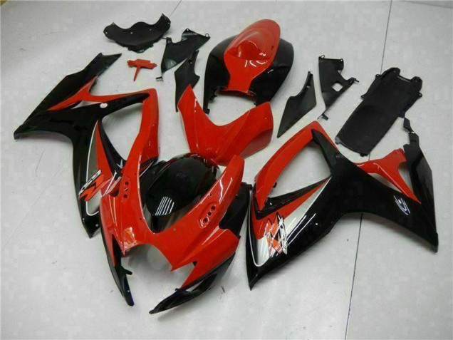 Acquista Carena Moto Suzuki GSXR 600/750 2006-2007 - Rosso Nero Lucido