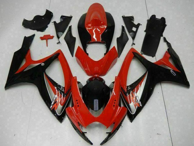 Acquista Carena Moto Suzuki GSXR 600/750 2006-2007 - Rosso Nero Lucido