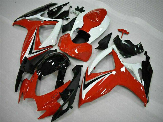 Acquista Carena Moto Suzuki GSXR 600/750 2006-2007 - Bianco Rosso Nero Lucido Banda