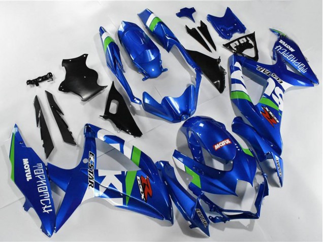 Acquista Carena Moto Suzuki GSXR 600/750 2008-2010 - Blu Bianco Verde Nero