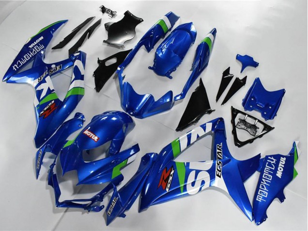 Acquista Carena Moto Suzuki GSXR 600/750 2008-2010 - Blu Bianco Verde Nero