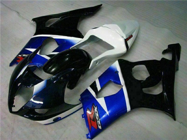 Acquista Carena Moto ABS Suzuki GSXR 1000 2003-2004 - Bianco Blu Nero Lucido Rosso