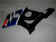 Acquista Carena Moto ABS Suzuki GSXR 1000 2003-2004 - Bianco Blu Nero Lucido Rosso