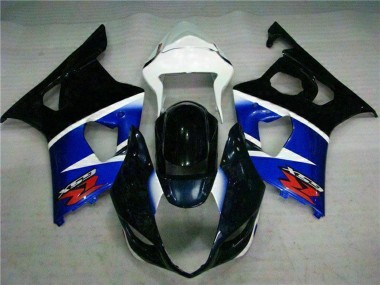 Acquista Carena Moto ABS Suzuki GSXR 1000 2003-2004 - Bianco Blu Nero Lucido Rosso