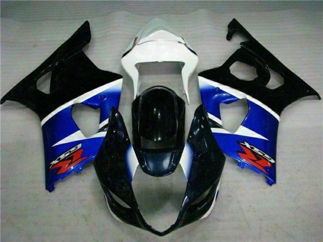 Acquista Carena Moto ABS Suzuki GSXR 1000 2003-2004 - Bianco Blu Nero Lucido Rosso