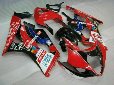 Acquista Carena Moto Suzuki GSXR 1000 2003-2004 - Rosso Nero Blu Yoshimura