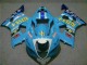 Acquista Carena Moto Suzuki GSXR 1000 2003-2004 - Blu Bianco Giallo Rizla