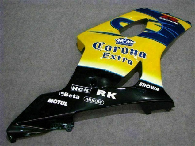 Acquista Carena Moto Suzuki GSXR 1000 2003-2004 - Giallo Blu Bianco Rosso Corona Motul