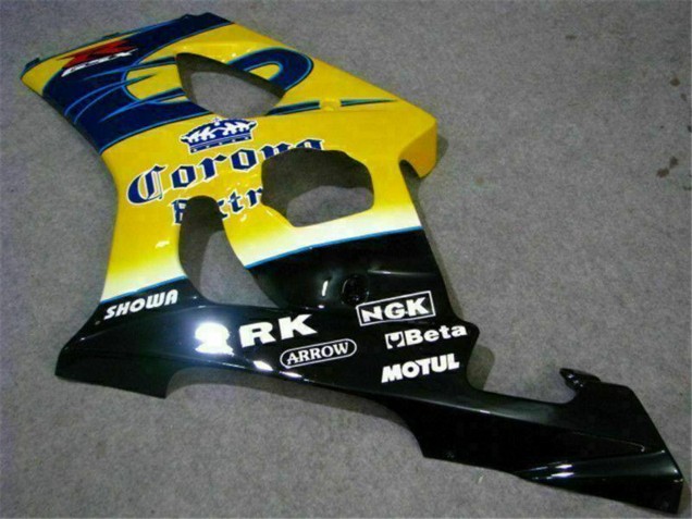 Acquista Carena Moto Suzuki GSXR 1000 2003-2004 - Giallo Blu Bianco Rosso Corona Motul
