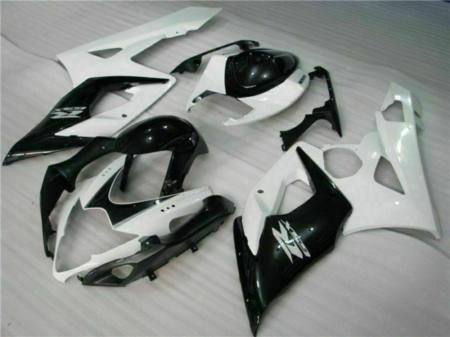 Acquista Carena Moto Suzuki GSXR 1000 2005-2006 - Bianco Nero Lucido