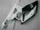 Acquista Carena Moto Suzuki GSXR 1000 2005-2006 - Bianco Nero Lucido