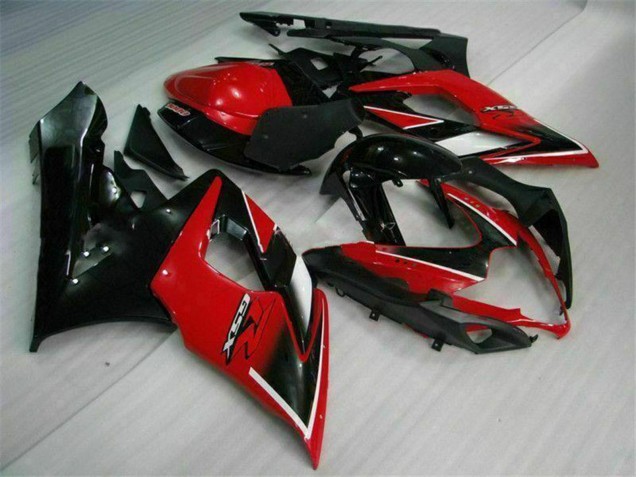 Acquista Carena Moto Suzuki GSXR 1000 2005-2006 - Rosso Nero Lucido Nero Opaco