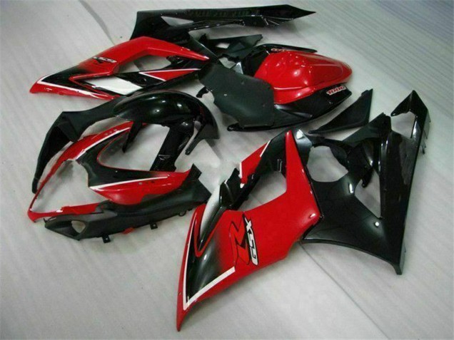 Acquista Carena Moto Suzuki GSXR 1000 2005-2006 - Rosso Nero Lucido Nero Opaco