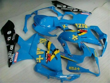 Acquista Carena Moto Suzuki GSXR 1000 2005-2006 - Blu Oro Nero Rizla